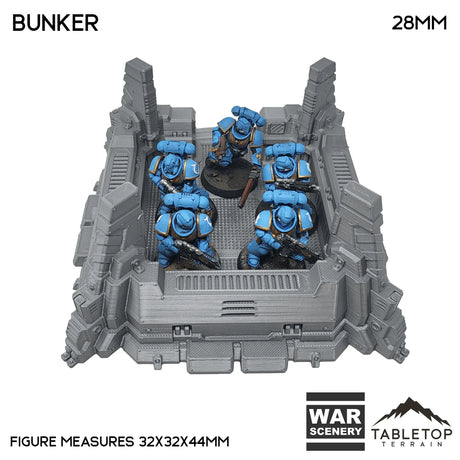 Tabletop Terrain Terrain Intact / 32mm Bunker - Chapters Headquarter