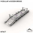Tabletop Terrain Terrain Intact / 32mm Modular Wooden Bridge