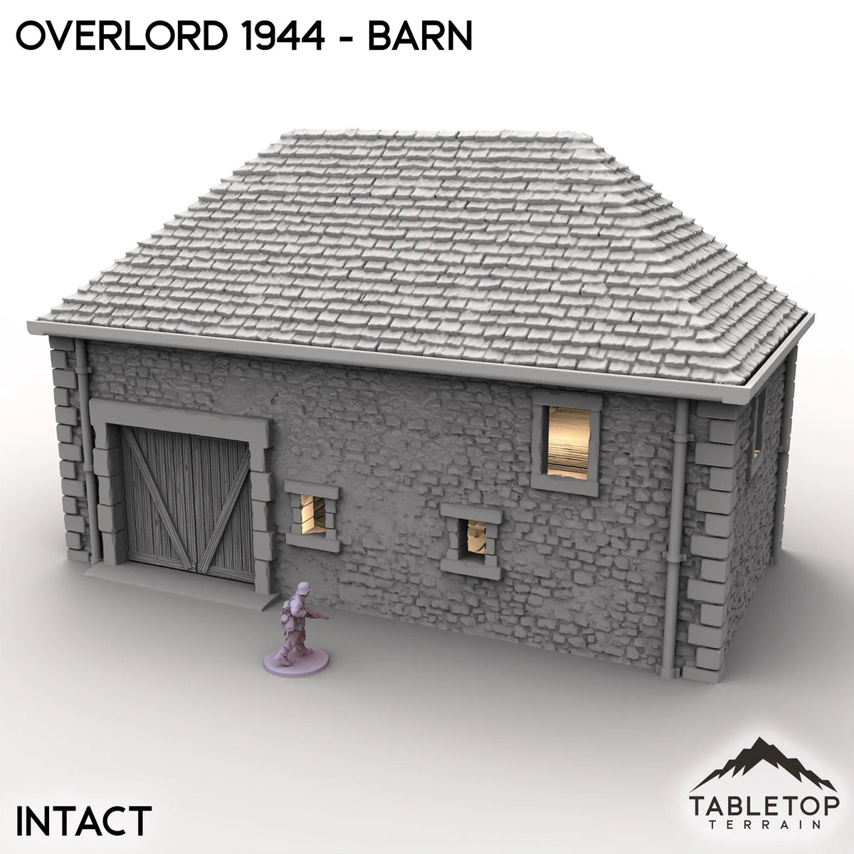 Overlord 1944 - Barn – Tabletop Terrain