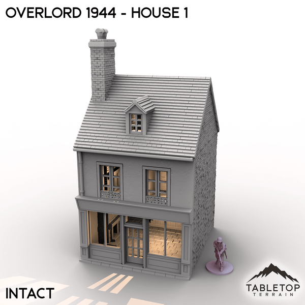 Tabletop Terrain Terrain Intact / 32mm Overlord 1944 - House 1