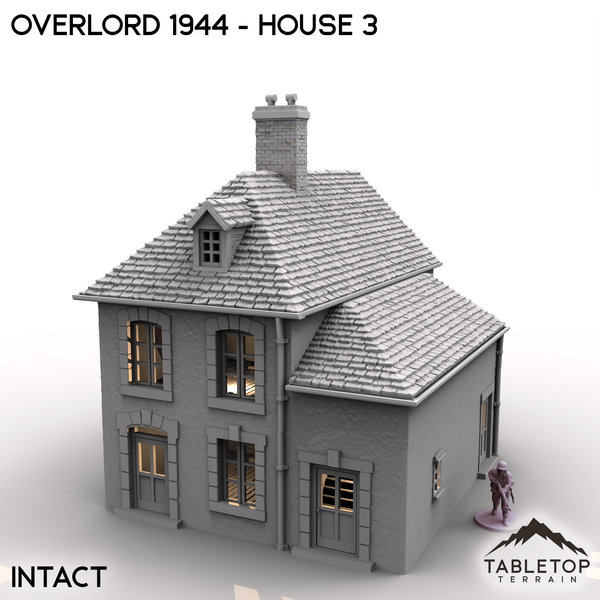 Tabletop Terrain Terrain Intact / 32mm Overlord 1944 - House 3