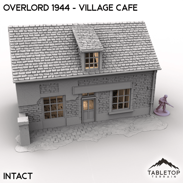 Tabletop Terrain Terrain Intact / 32mm Overlord 1944 - Village Cafe