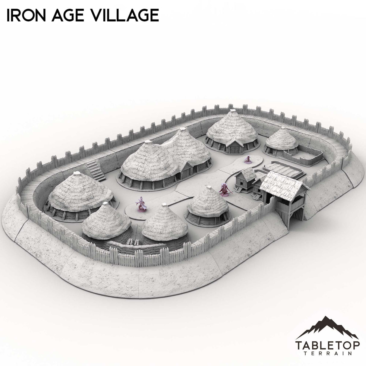 Tabletop Terrain Terrain Iron Age Village