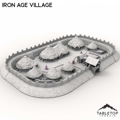 Tabletop Terrain Terrain Iron Age Village