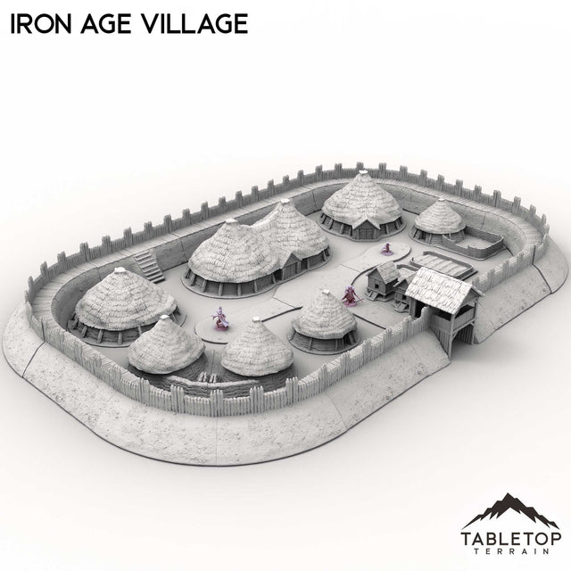 Tabletop Terrain Terrain Iron Age Village