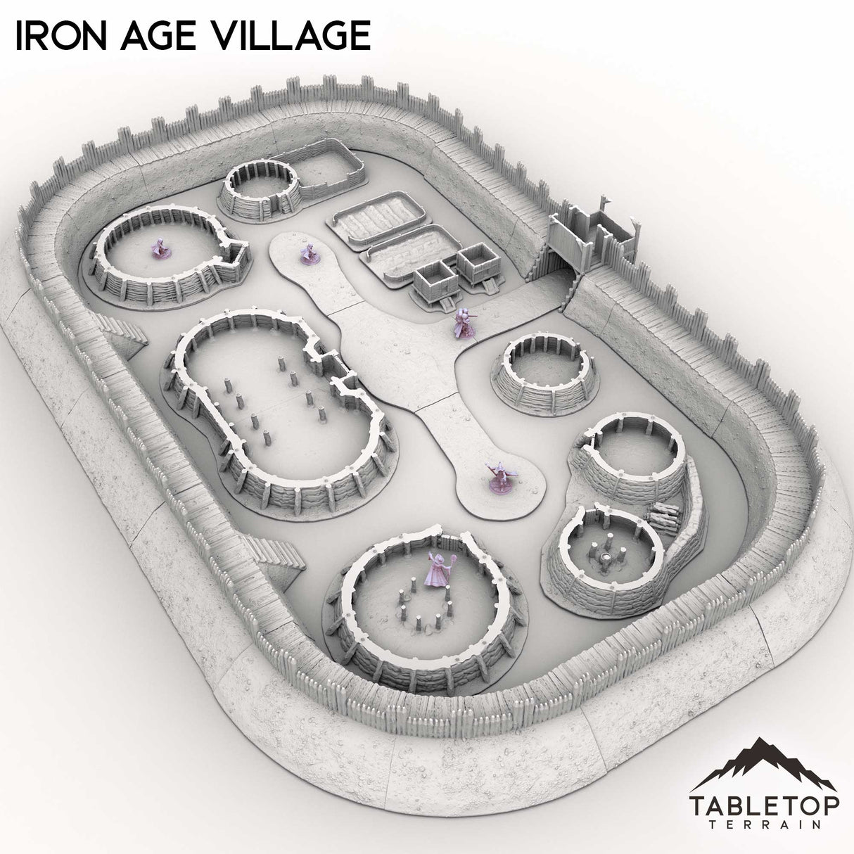 Tabletop Terrain Terrain Iron Age Village