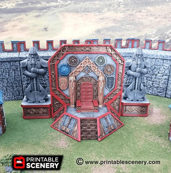 Tabletop Terrain Terrain Ironhelm Throne - Dwarven Fantasy Terrain