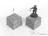 Tabletop Terrain Terrain J- Canal Corner with normal ground on top Samurai Canal Set