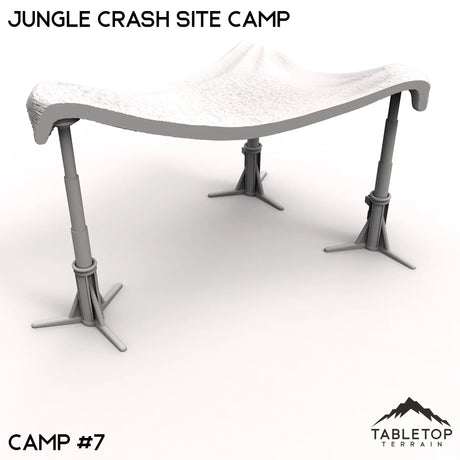 Tabletop Terrain Terrain Jungle Crash Site Camp