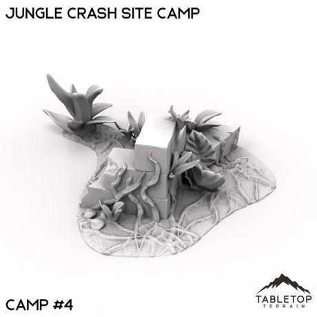 Tabletop Terrain Terrain Jungle Crash Site Camp