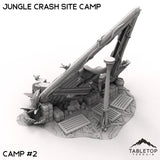 Tabletop Terrain Terrain Jungle Crash Site Camp