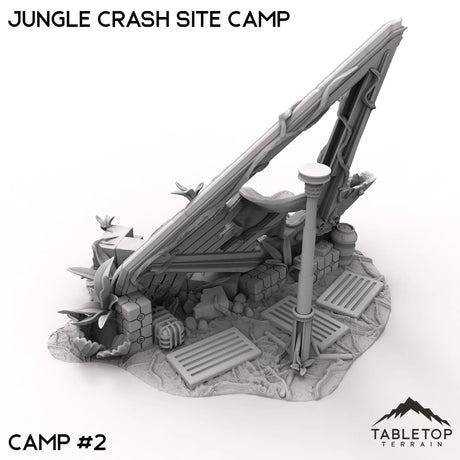 Tabletop Terrain Terrain Jungle Crash Site Camp