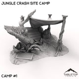 Tabletop Terrain Terrain Jungle Crash Site Camp