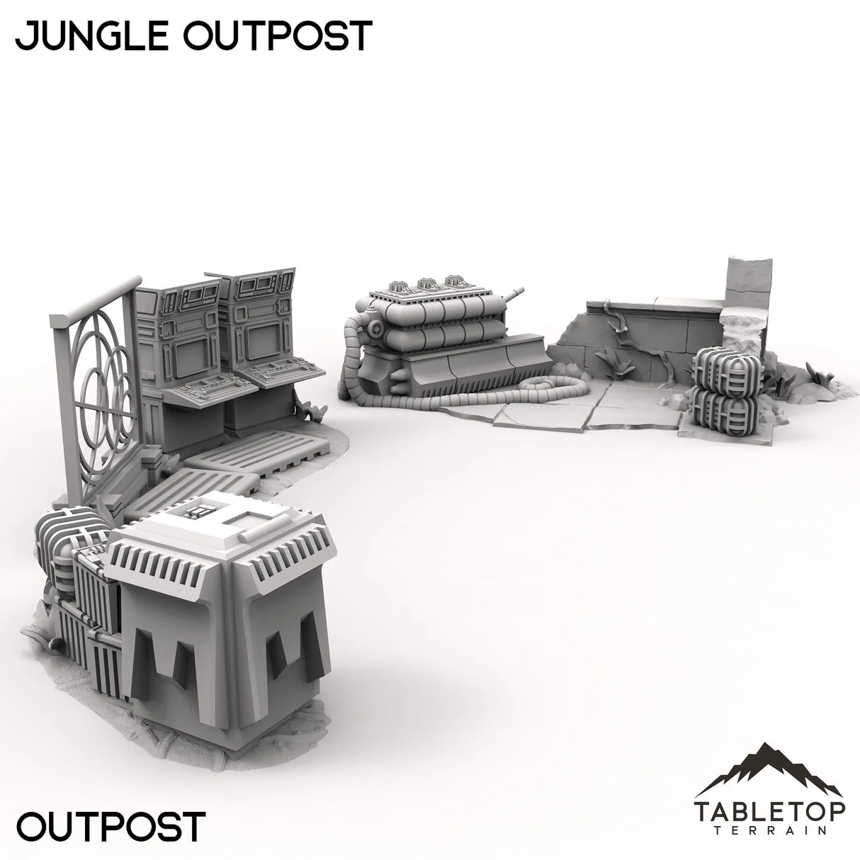 Tabletop Terrain Terrain Jungle Outpost