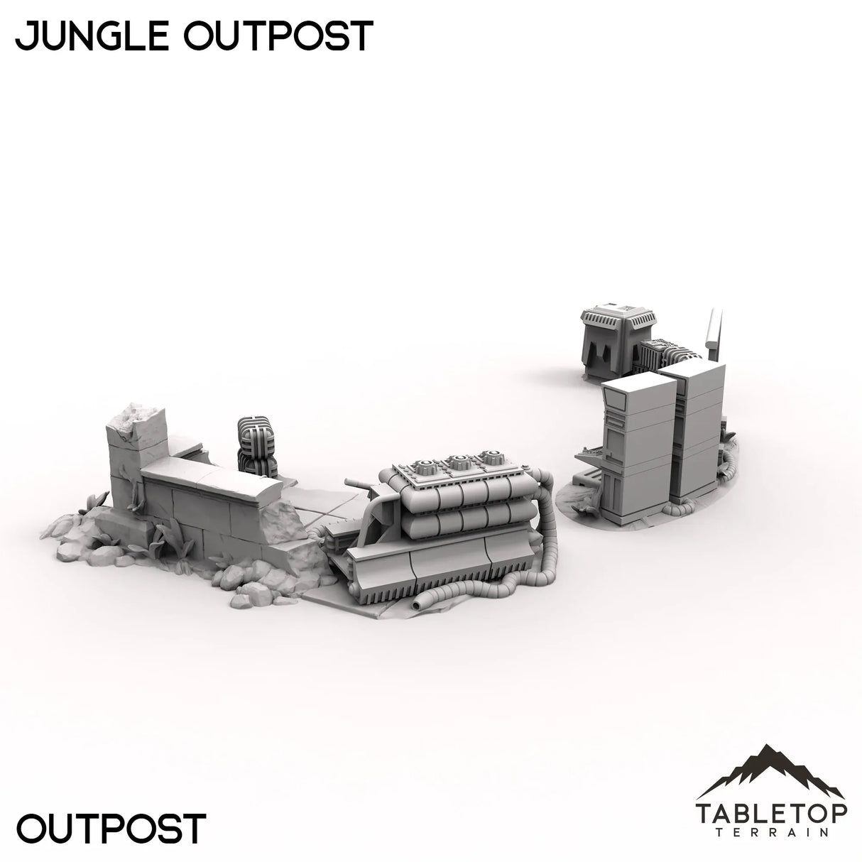 Tabletop Terrain Terrain Jungle Outpost