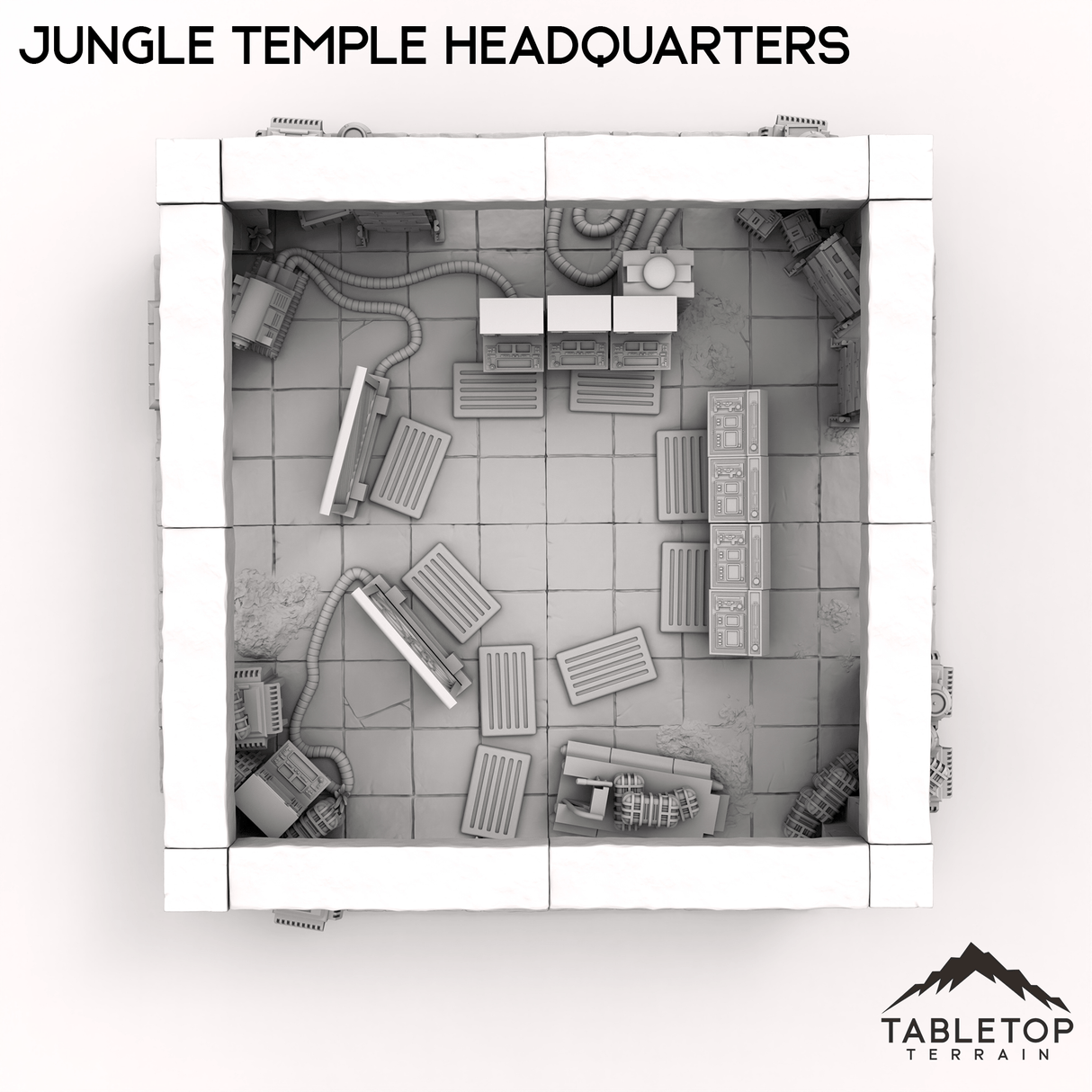 Tabletop Terrain Terrain Jungle Temple Headquarters