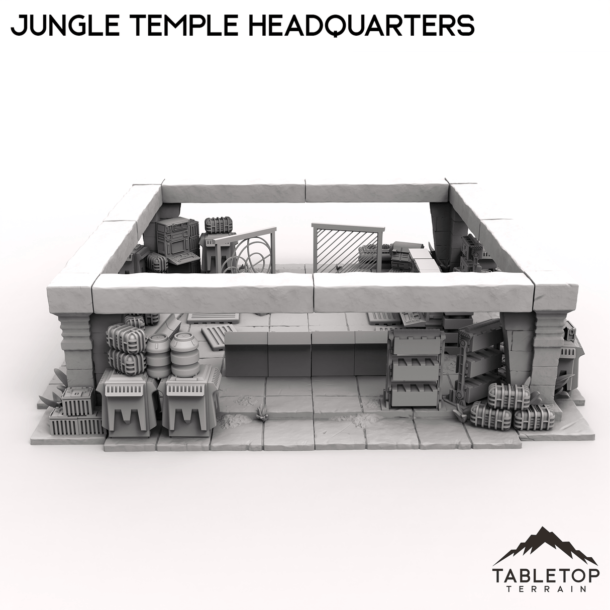 Tabletop Terrain Terrain Jungle Temple Headquarters