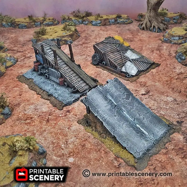 Tabletop Terrain Terrain Junk Jumps - Apocalyptic Terrain