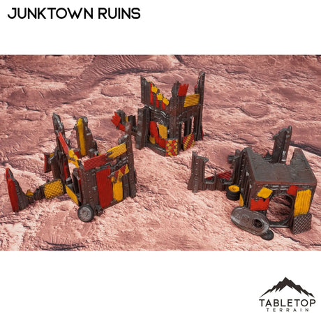 Tabletop Terrain Terrain Junktown Ruins Ork Table Set