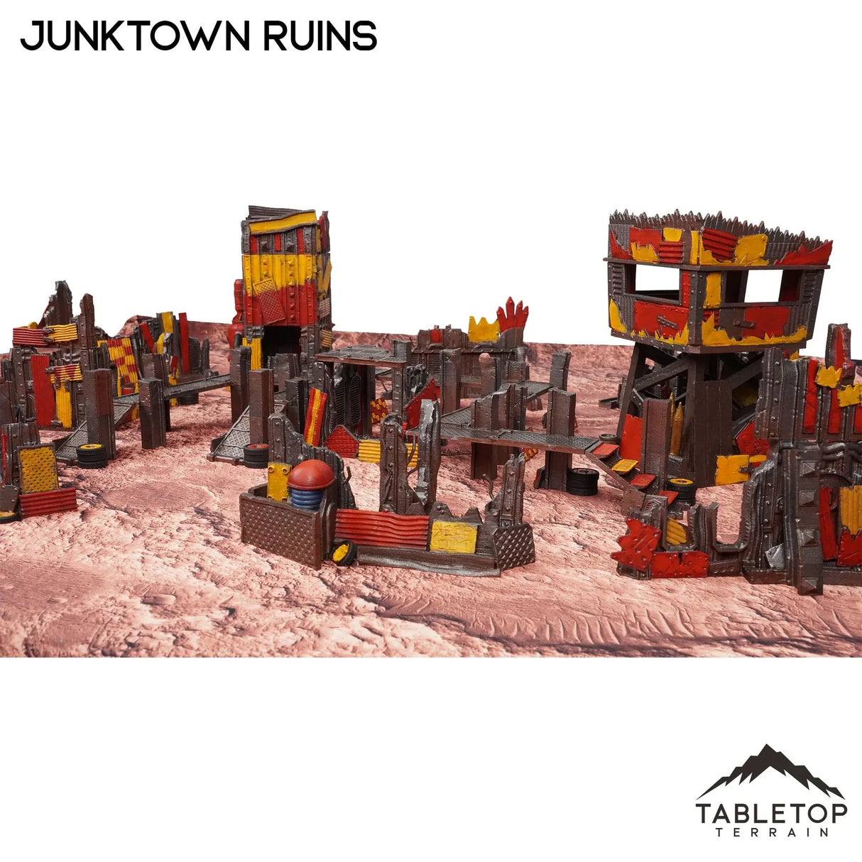 Tabletop Terrain Terrain Junktown Ruins Ork Table Set