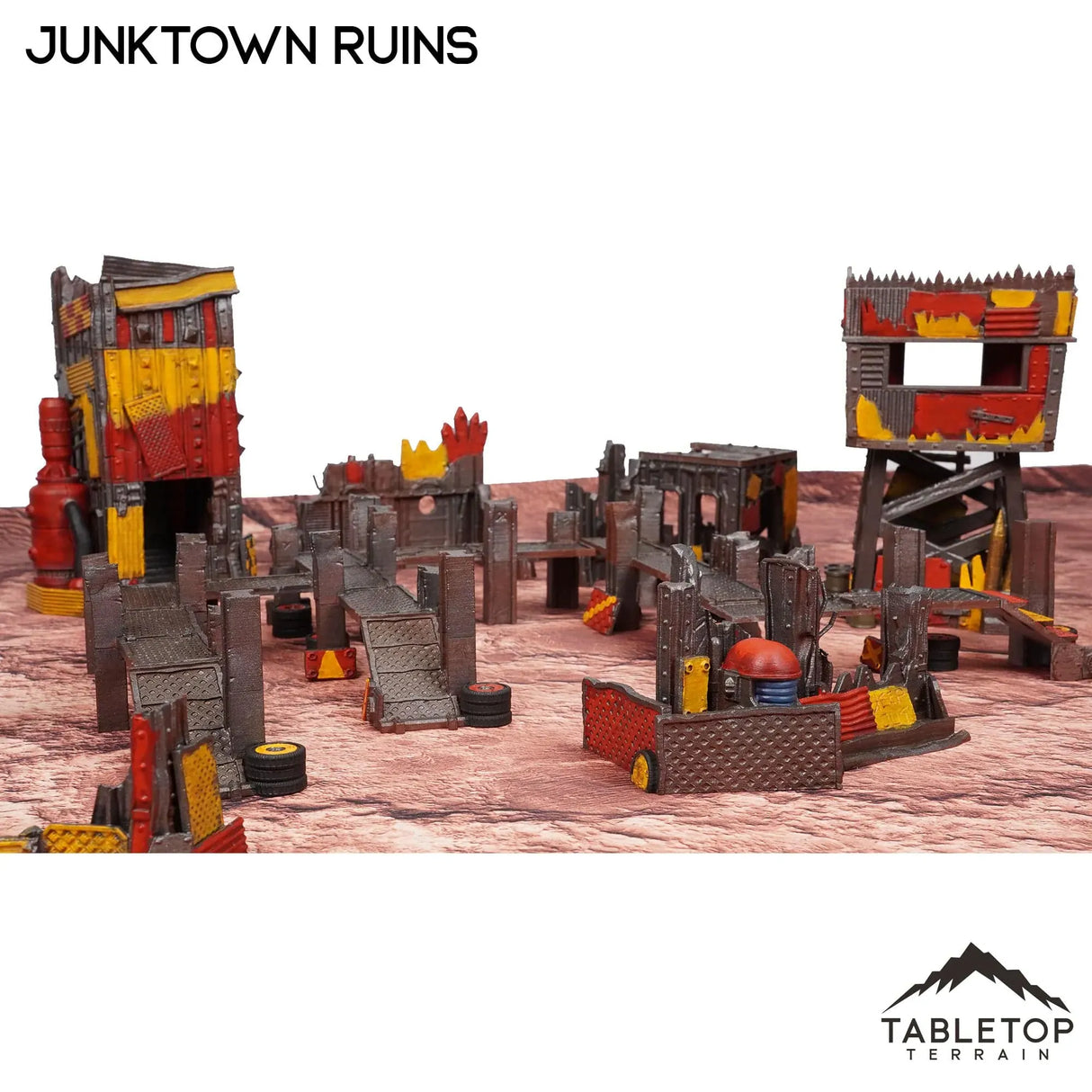 Tabletop Terrain Terrain Junktown Ruins Ork Table Set