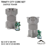 Tabletop Terrain Terrain Justice Tower HEXTECH Trinity City Core Set - 6mm