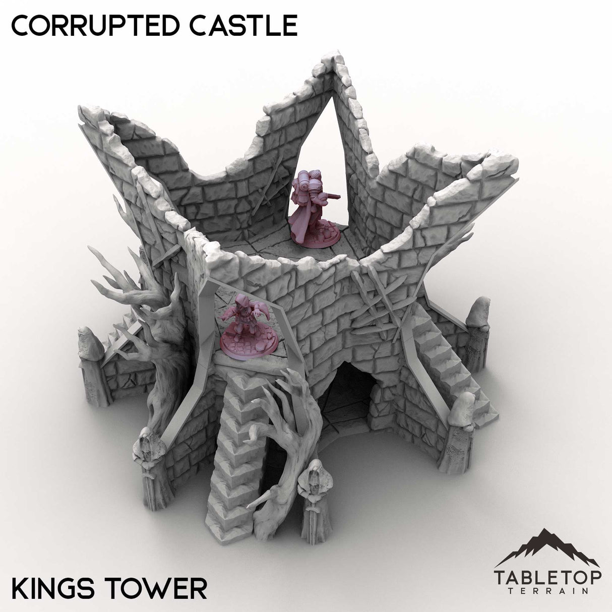 Tabletop Terrain Terrain Kings Tower / 32mm Corrupted Castle