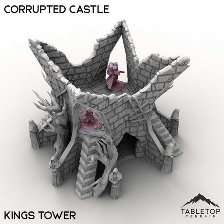 Tabletop Terrain Terrain Kings Tower / 32mm Corrupted Castle