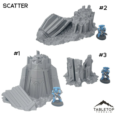 Tabletop Terrain Terrain Krotone in Flames