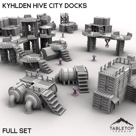 Tabletop Terrain Terrain Kyhlden Hive City Docks