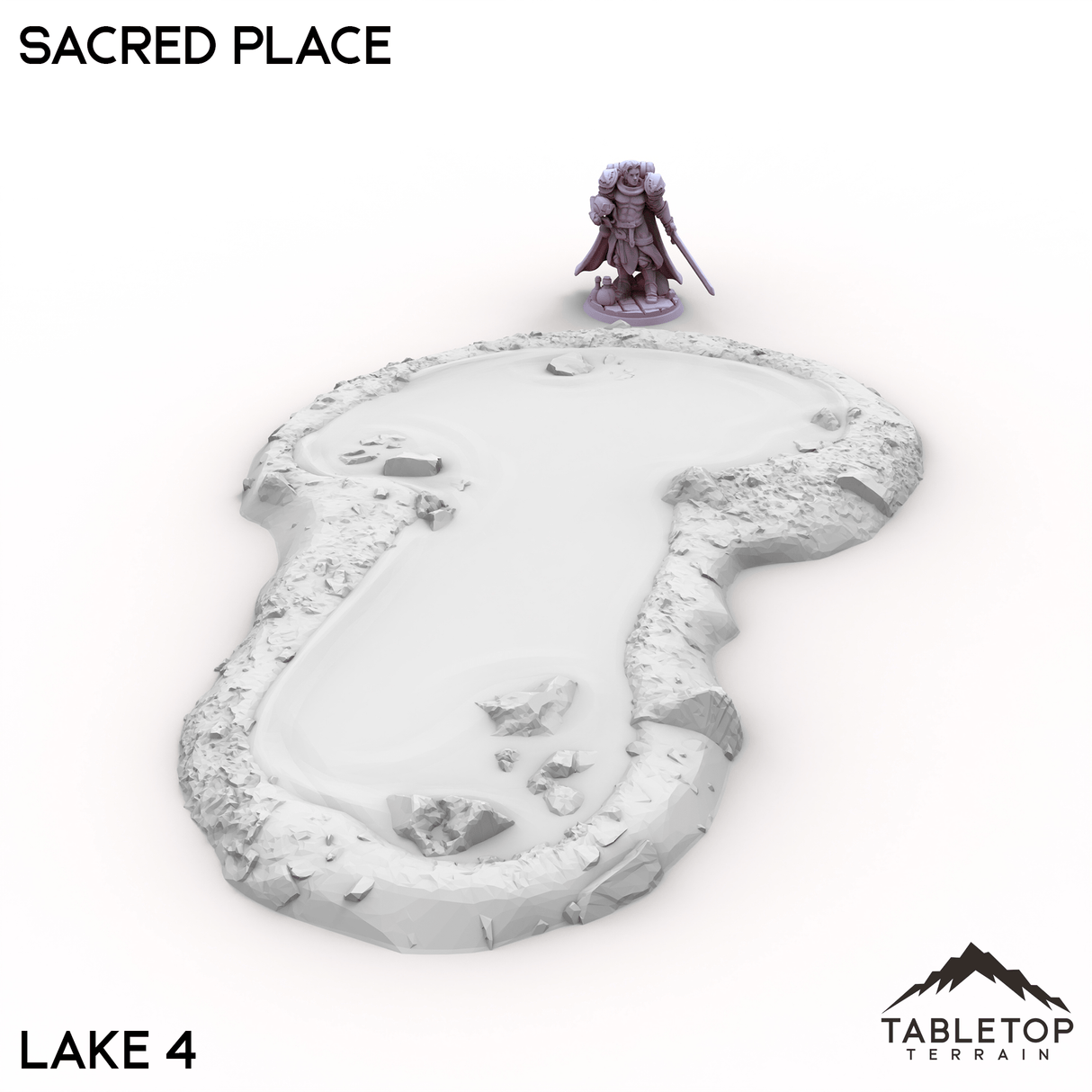 Tabletop Terrain Terrain Lake 4 / 32mm Sacred Place