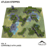 Tabletop Terrain Terrain Lakes Compatible Map Hill Sets - Atlean Steppes