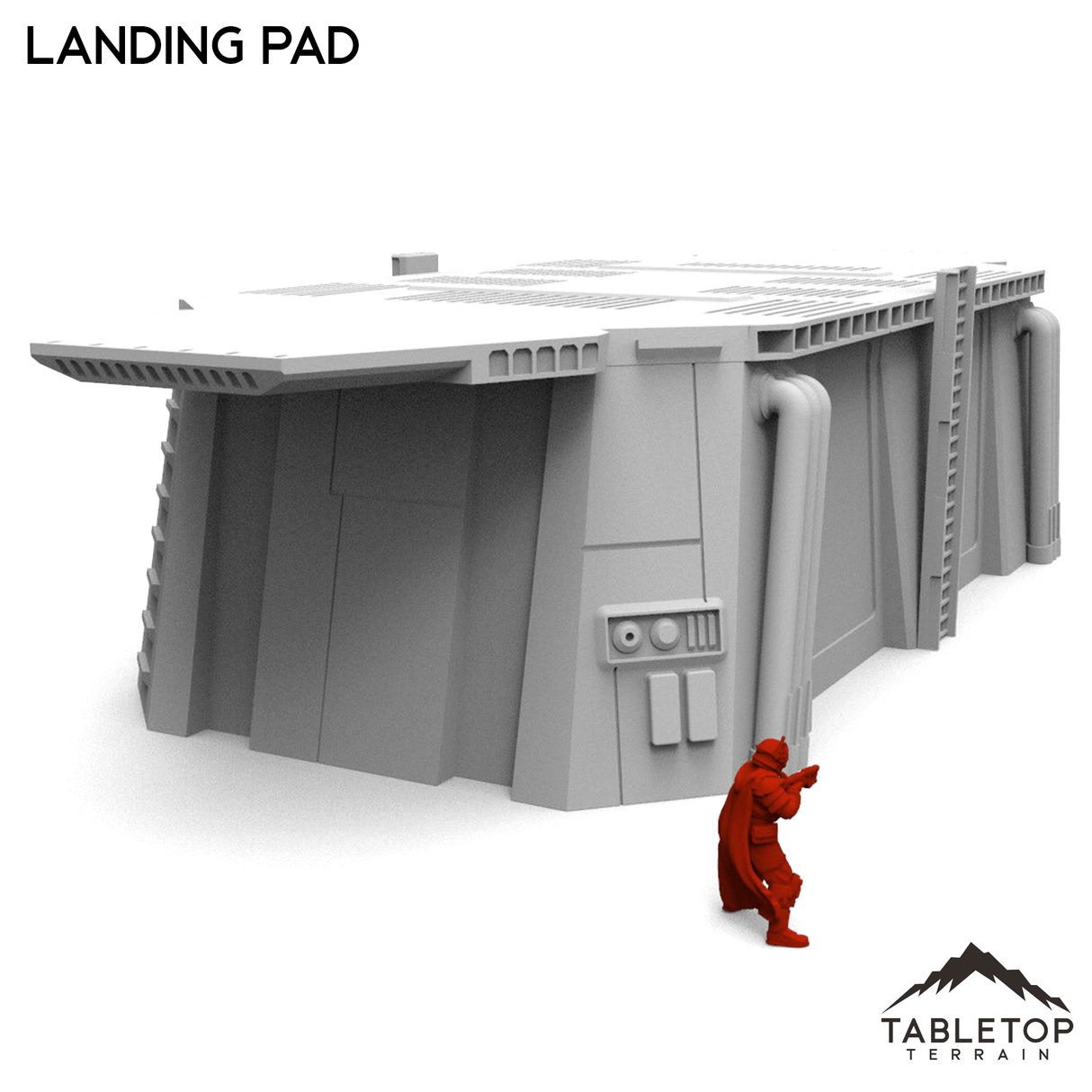 Tabletop Terrain Terrain Landing Pad - Imperial Base Builder