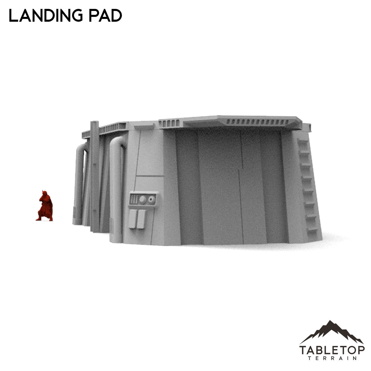 Tabletop Terrain Terrain Landing Pad - Imperial Base Builder