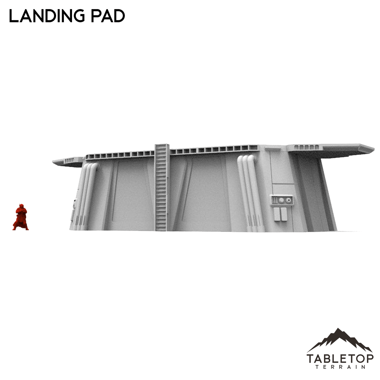 Tabletop Terrain Terrain Landing Pad - Imperial Base Builder