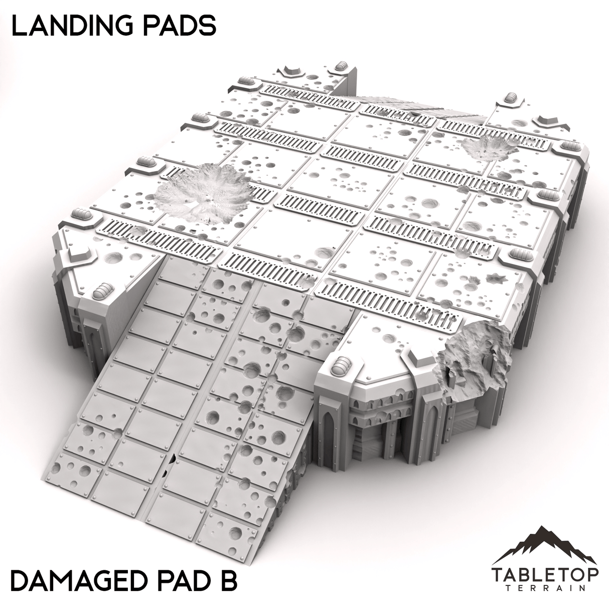 Tabletop Terrain Terrain Landing Pads - Phoebian V Airfield