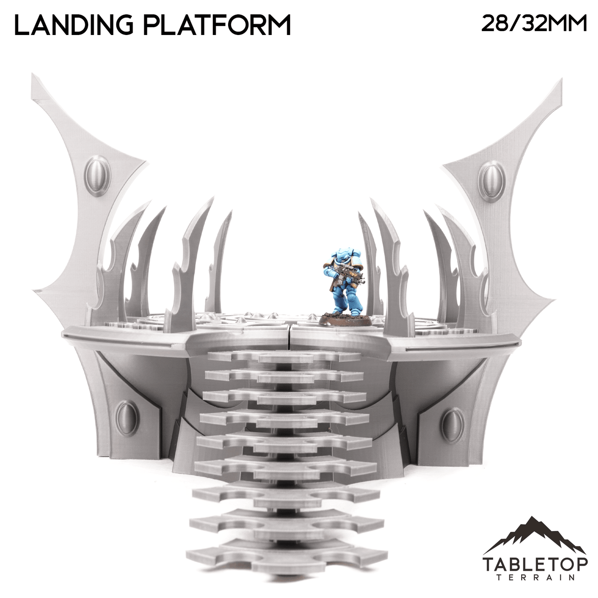 Tabletop Terrain Terrain Landing Platform - Arlengrad, Misty Star City