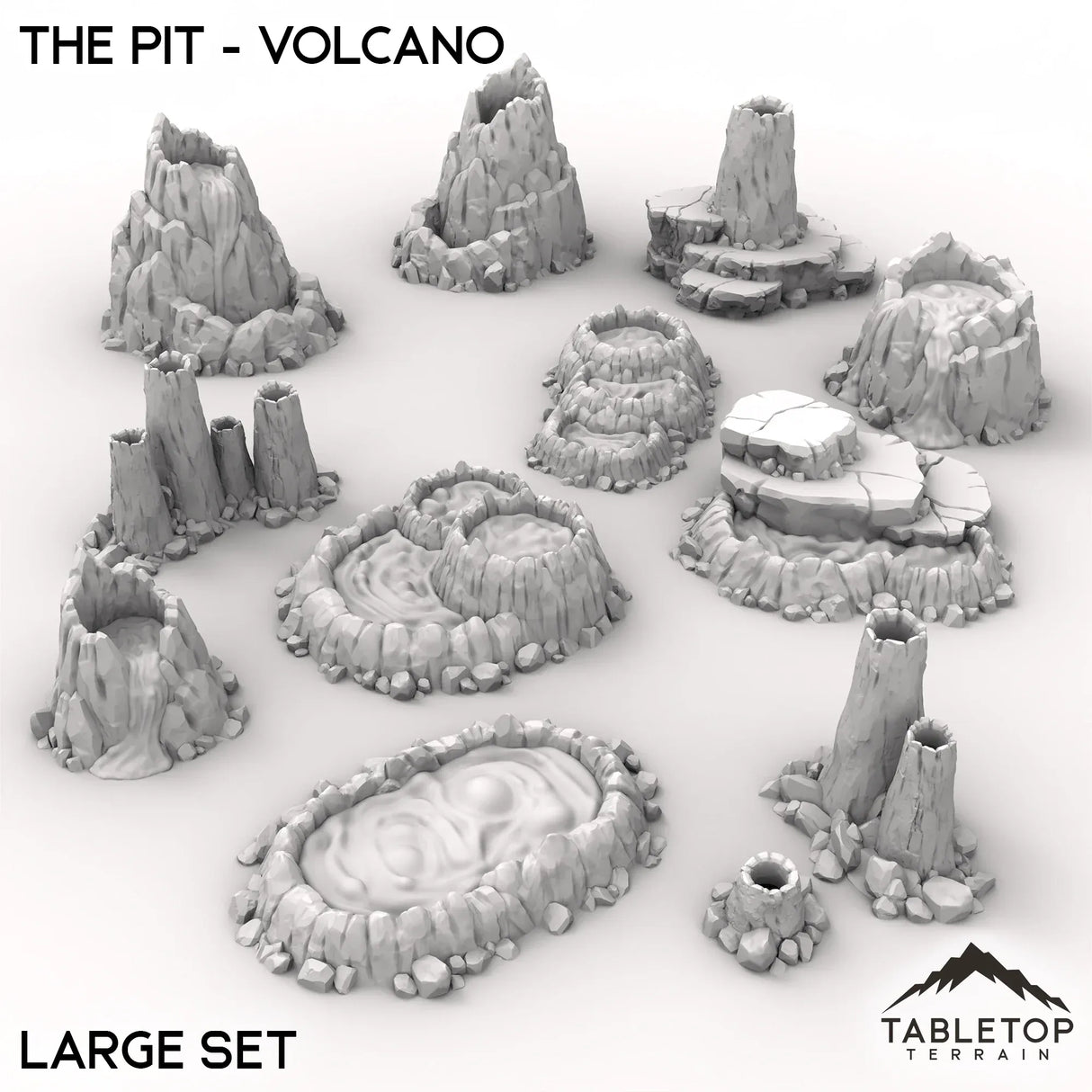 Tabletop Terrain Terrain Large / 32mm The Pit - Volcano