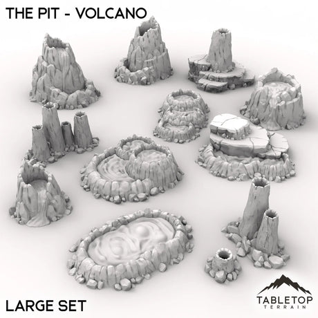 Tabletop Terrain Terrain Large / 32mm The Pit - Volcano