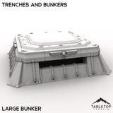Tabletop Terrain Terrain Large Bunker / 32mm Trenches and Bunkers