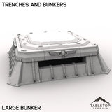 Tabletop Terrain Terrain Large Bunker / 32mm Trenches and Bunkers