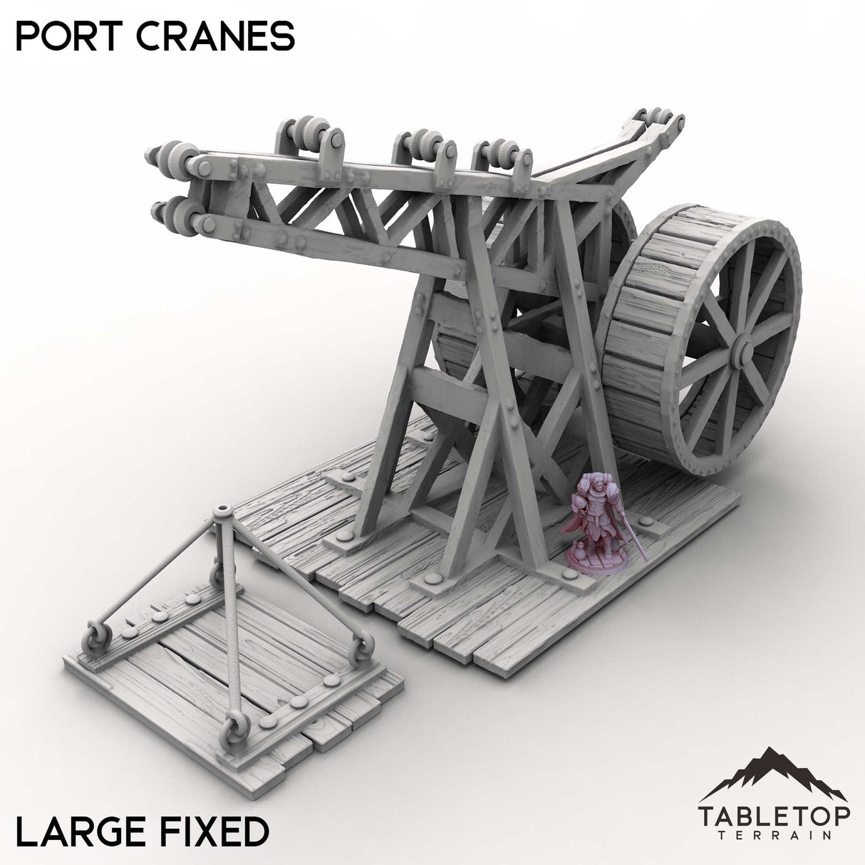 Tabletop Terrain Terrain Large Fixed / 32mm Port Cranes