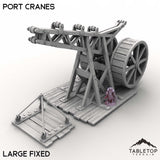 Tabletop Terrain Terrain Large Fixed / 32mm Port Cranes