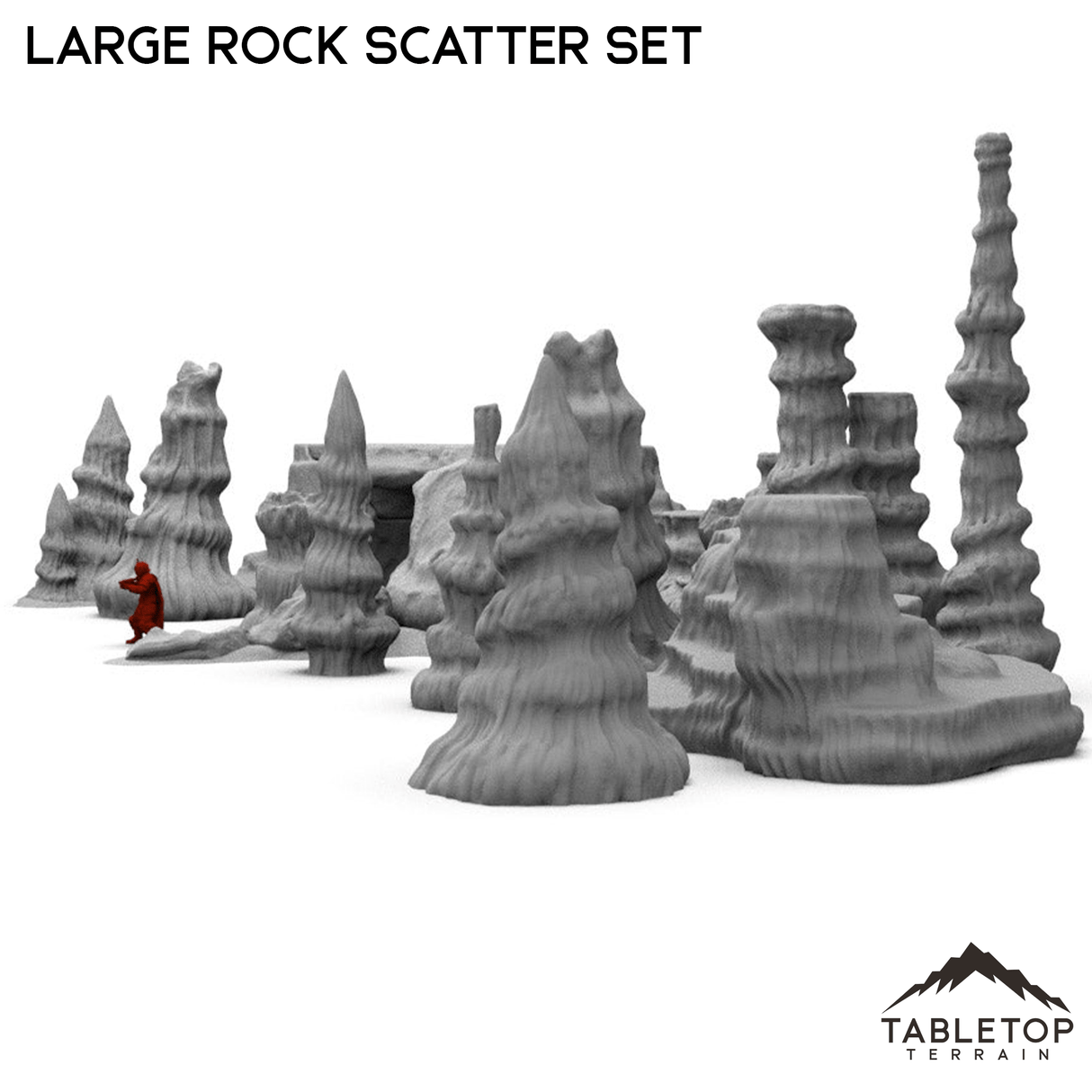 Tabletop Terrain Terrain Large Rock Scatter Set