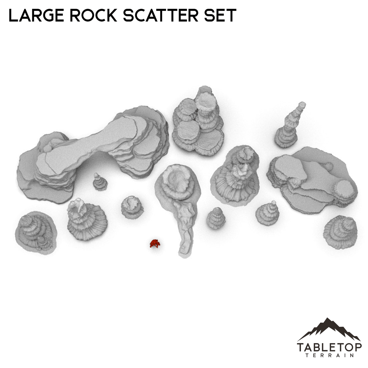 Tabletop Terrain Terrain Large Rock Scatter Set