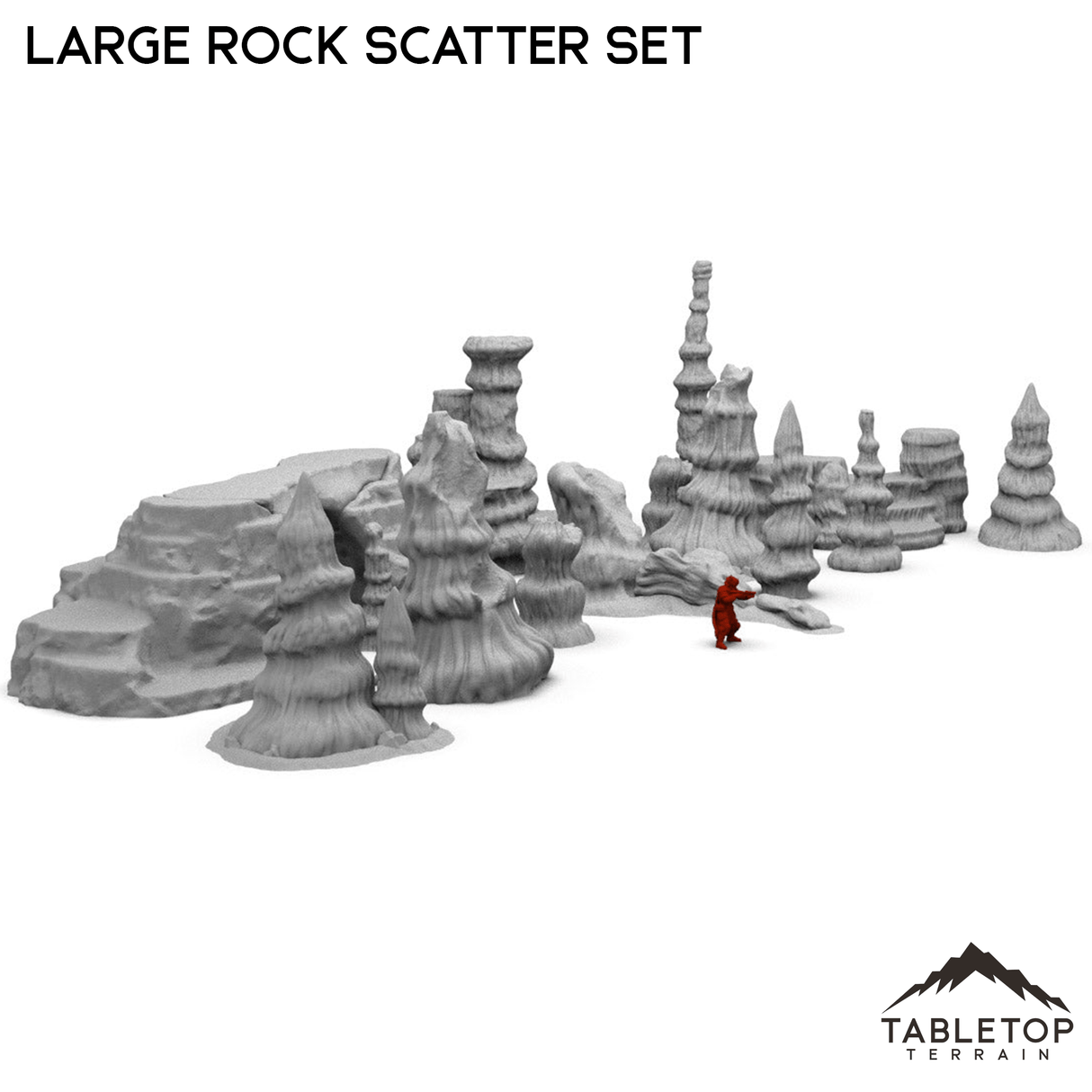 Tabletop Terrain Terrain Large Rock Scatter Set