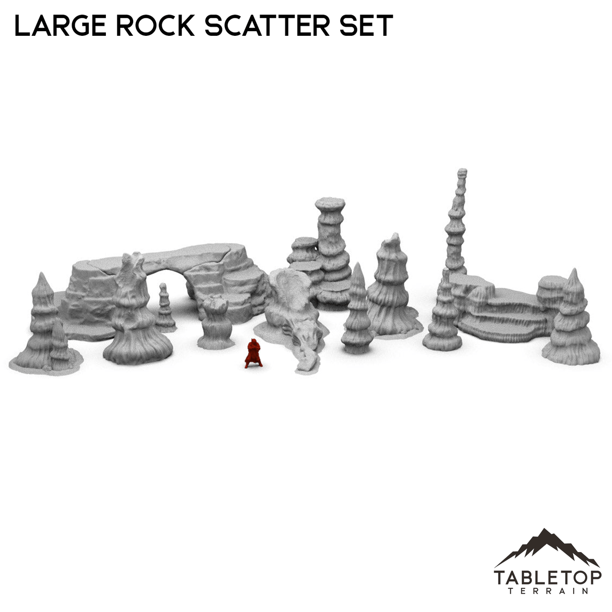 Tabletop Terrain Terrain Large Rock Scatter Set