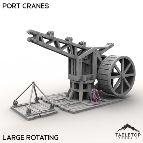 Tabletop Terrain Terrain Large Rotating / 32mm Port Cranes