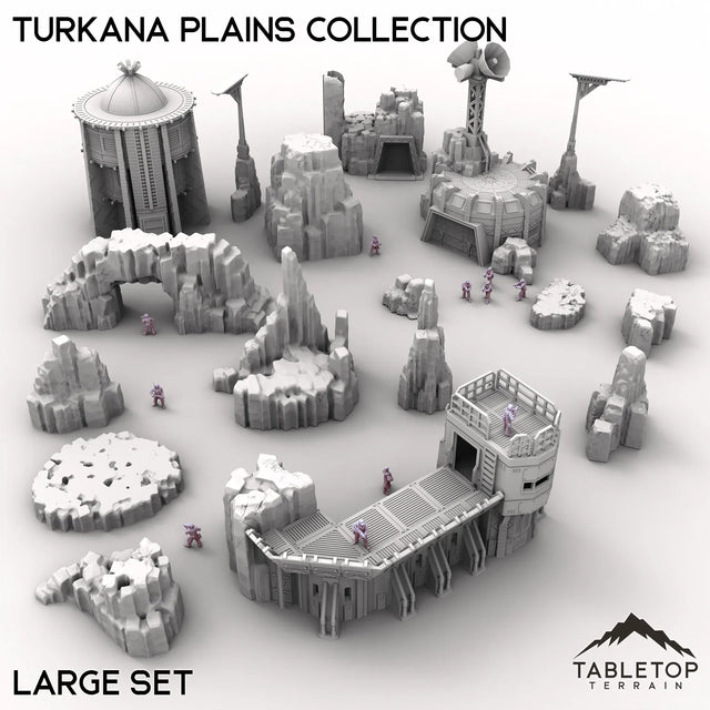 Tabletop Terrain Terrain Large Set Turkana Plains Collection