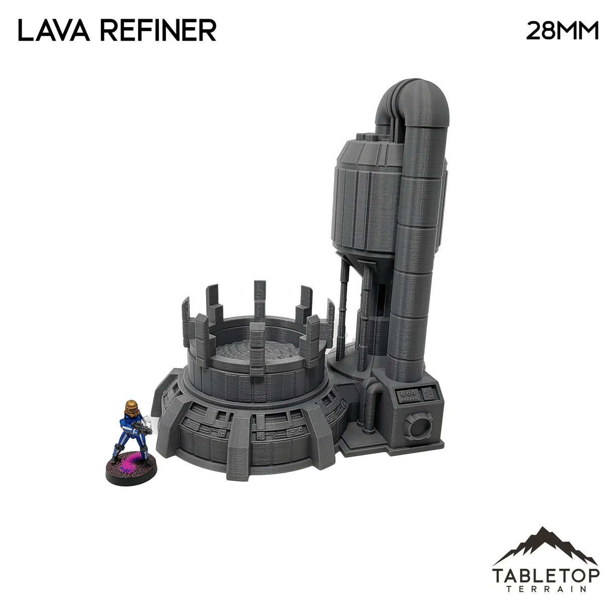 Tabletop Terrain Terrain Lava Refiner - Star Wars Legion Terrain